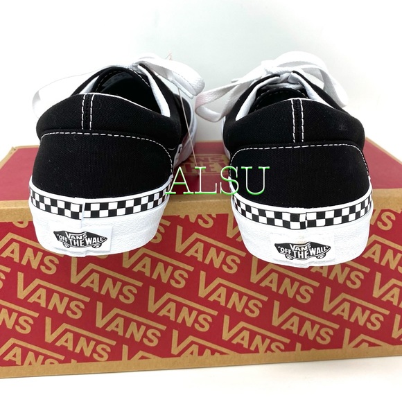 VANS Check Foxing Canvas Black Women’s Sneakers - Picture 3 of 9